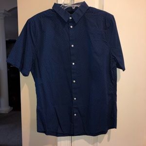 H&M Men’s Blue Shirt Sleeve Shirt Size Large
